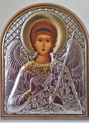 Греческая икона silver axion ангел хранитель ep-172pag/p ep3 9x11 см2 фото