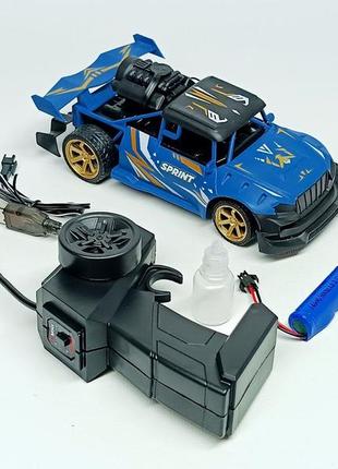 Машинка shantou джип на радиоуправлении "racing spray" 18 см с паром 699-121-2