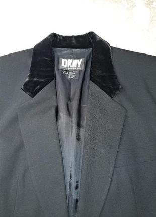 Брендовый удлиненный пиджак dkny3 фото