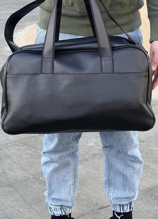 Спортивная мужская сумка для тренировок вместительная дорожная черная, на 25л4 фото
