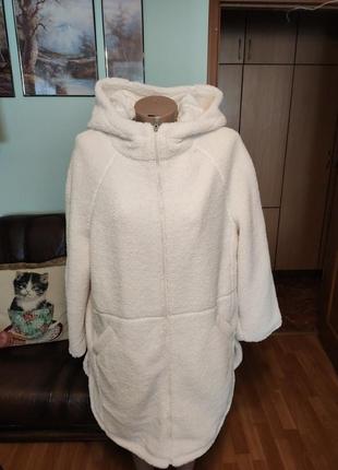Женская куртка пальто тедди.