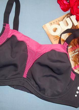 Спортивный топ бра бюстгальтер бюстик майка размер 80 с 85 в для фитнеса