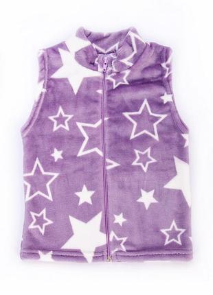 Махровый жилет детский