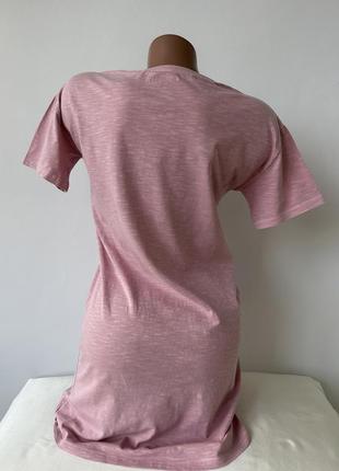 Сукня футболка трикотажна з буквенним принтом платье футболка next2 фото