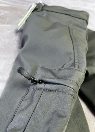 Тактические брюки softshell на флисе4 фото