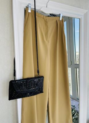 Zara широкие брюки10 фото
