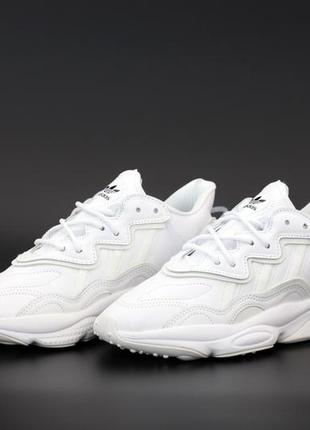 Adidas ozweego шикарные женские кроссовки адидас белый цвет (весна-лето-осень)😍