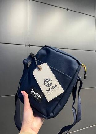 Оригинальная кроссбоди сумка мужская timberland blue1 фото