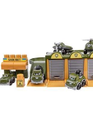 Игровой набор "военная база" с машинками