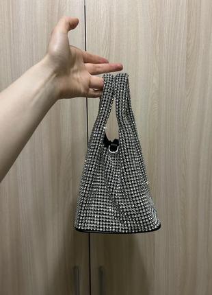 Crystal bag, diamond bag, сумочка со стразами2 фото