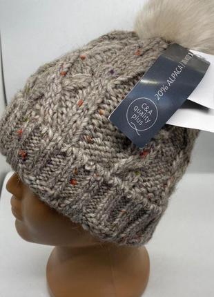 Шапка дитяча з помпоном