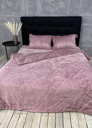 Акция черная пятница плюшевое постельное белье -модный тренд домашнего текстиля2 фото
