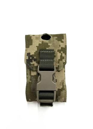 Подсумок под гранату ф-1, ргд-5 cordura 1000d 11,5х7,5х5 см пиксель