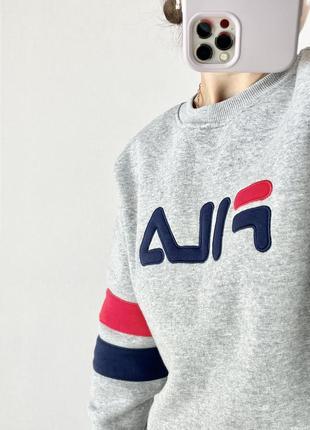 Утепленный свитшот fila оригинал кофта5 фото