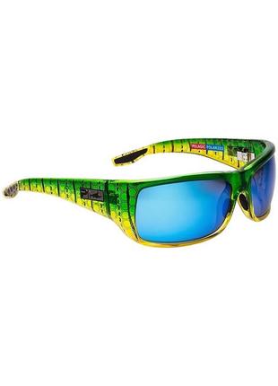 Окуляри pelagic fish hook - polarized mineral glass к:green dorado / blue