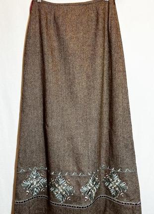 Ventilo la colline, костюм из шерсти, жакет и длинная юбка