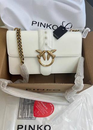 Сумка клатч pinko white premium