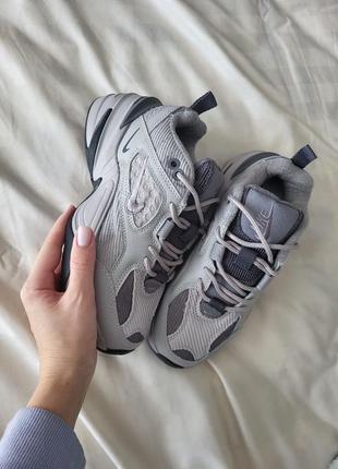 Nike m2k tekno grey2 фото