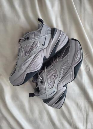 Nike m2k tekno grey1 фото