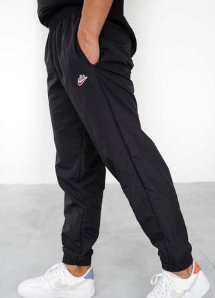Соответствующие брюки плащевка с брендовым логотипом высокого качества