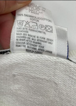 Adidas vintage винтажный свитшот белый с логотипом10 фото