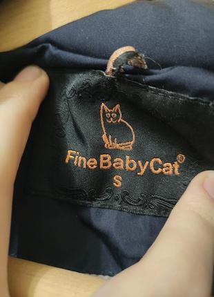 Зимняя болоньевая куртка удлиненная fine baby cat2 фото