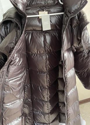 Женское стеганое пуховое пальто h&amp;m premium sellection9 фото