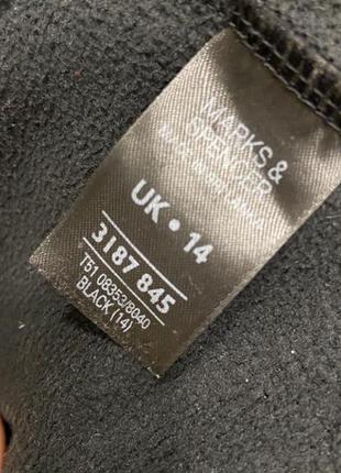 Флиска черная флисовая кофта marks &amp; spencer s/m3 фото