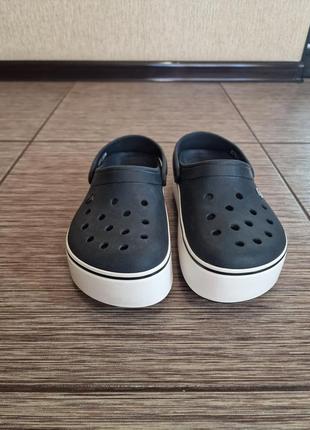 Стильные кроксы на платформе crocs, оригинал4 фото