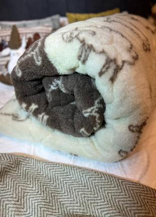 Акция черная пятница меховое одеяло с двухсторонним чехлом,прекрасно удерживает тепло3 фото
