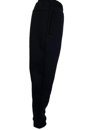 Штаны спортивные мужские глеб трехнитка с начесом черные, р. 482 фото
