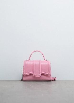 Рожева сумка zara
