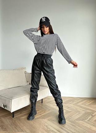 Шкіряні джогери 3