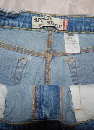 Джинсы фирменные женские levis оригинал сток, w 29 l 34 eur 48-50 ukr  039ds (только в указанном размере)7 фото