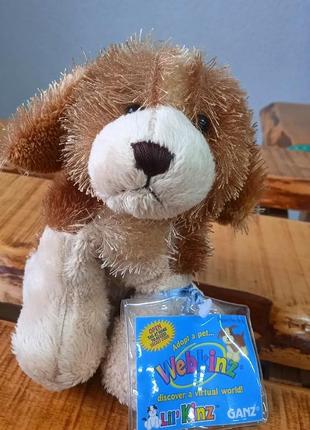 Мягкая игрушка ganz плюшевая собачка  кокер спаниель16 см разноцветная