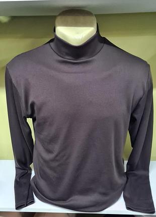 Гольф мужской однотонный, мужской гольф водолазка, гольф наталюкс , гольф коричневый мужской, тонкий гольф мужской, гольф, классический гольф