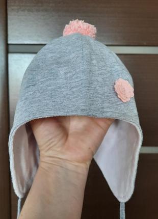 Шапочка деми на малышку