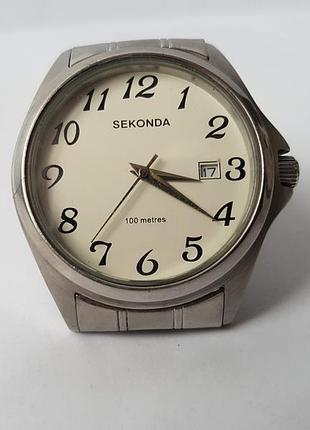 Годинник sekonda 3952 ckx, нержавійка, кварц, механізм miyota, 100 м.