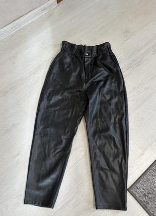 Брюки из эко кожи zara7 фото
