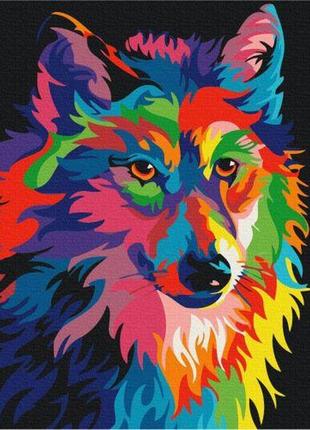 Картина за номерами "райдужний хижак" ★★★