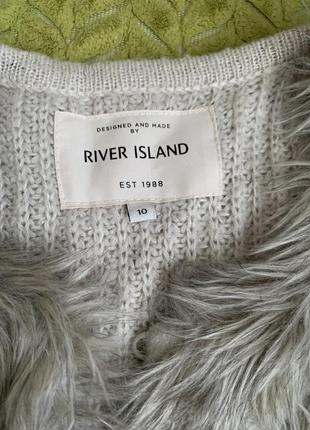 Жилетка жилет з екохутра river island3 фото