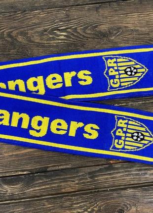 Шарф болельщика, футбольный grandge park rangers, акрил