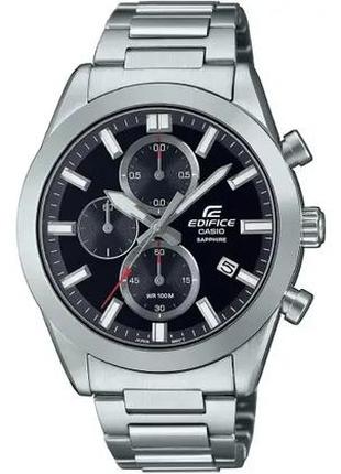 Часы casio efb-710d-1avuef edifice. серебристый1 фото