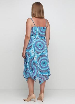 Платье бренд per una от marks&spencer 14 голубое2 фото
