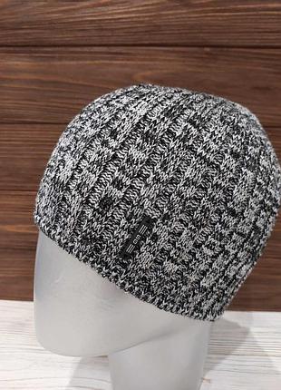 Шапка sg мужская серая, мужская шапка назима, шапка на подростка, шапка мужская серая