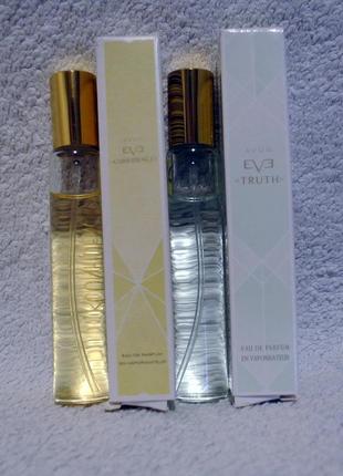Набор парфюмированных вод avon по 10 мл: eve confidence и eve truth1 фото