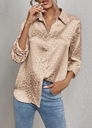 Женская рубашка блуза цвета caramel ❤️1 фото
