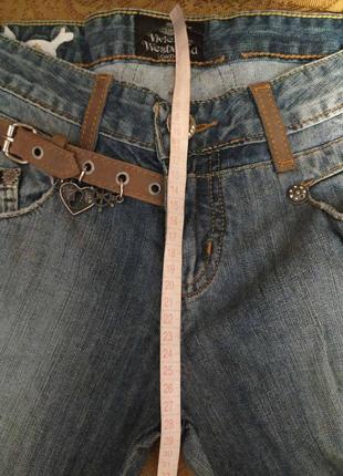 Дизайнерские джинсы с потертостями vivienne westwood9 фото