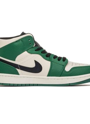 Nike air jordan 1 mid se “pine green”6 фото