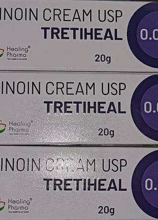 Третиноїн крем tretinoin cream проти зморщок і прищів (акне) 0,05%. с/г 06.2026